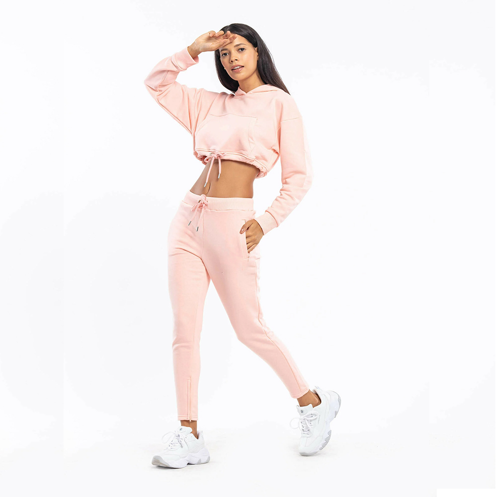 Women's Crop Hoodies Sets
